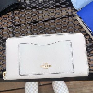 Coach White Wallet
